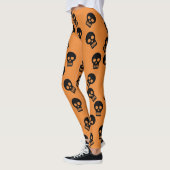 Confetti Leggings schedel zwart/Oranje (Links)