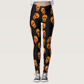 Confetti Leggings Sinaasappel/zwart (Voorkant)