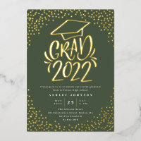 Confetti Letterig Afstudeerder 2022 Graduation Par