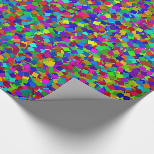Confetti - Meerkleurig Cadeaupapier (Hoek)