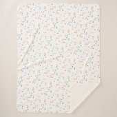 Confetti meisje sherpa deken (Voorkant)