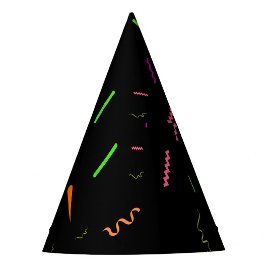 Confetti met patroon feesthoedjes (Voorkant)