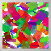 Confetti Multicolor Poster (Voorkant)