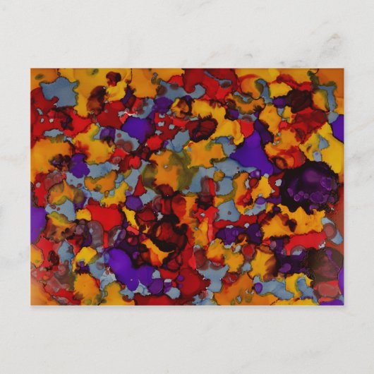 Confetti Nachtmerrie Briefkaart (Voorkant)