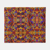 Confetti Nachtmerrie Fleece Deken (Voorkant (Horizontaal))