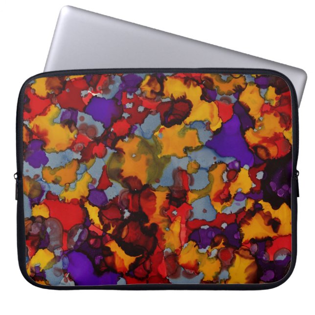 Confetti Nachtmerrie Laptop Sleeve (Voorkant)