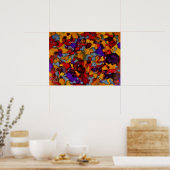 Confetti Nachtmerrie Poster (Keuken)