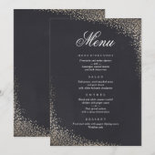 Confetti namaak folie diner menu (Voorkant / Achterkant)