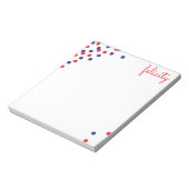 Confetti Name Persoonlijke Blocnote (Linkerzijde)