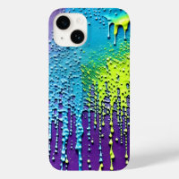 Confetti Neon Dripping Melding Heldere kleuren