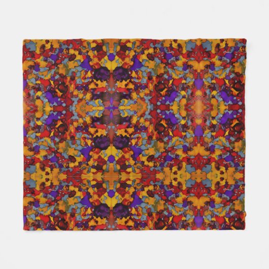 Confetti Nightmare Fleece Deken (Voorkant (Horizontaal))