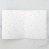 Confetti op Leeg (voeg een Achtergrondkleur toe) Kaart (Binnen)