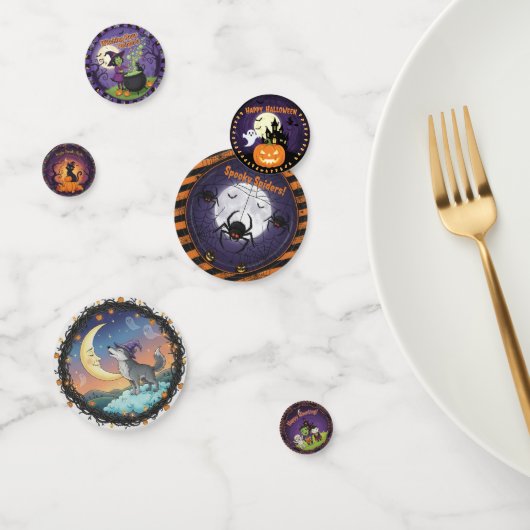 Confetti op tafelblad (Groep)