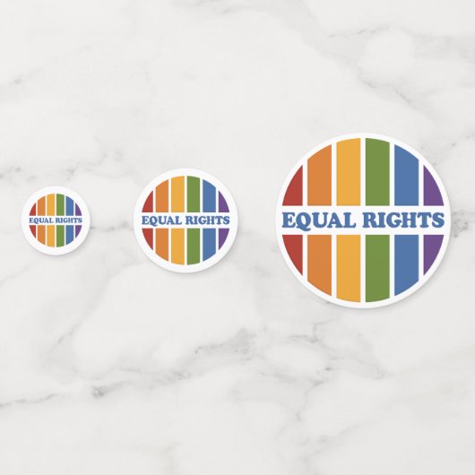 Confetti over de gelijke rechten (Voorkanten)