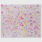Confetti Paars omlooppapier Cadeaupapier (Vlak)