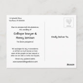 Confetti Paarse wijziging van plannen uitgesteld h Briefkaart (Achterkant)