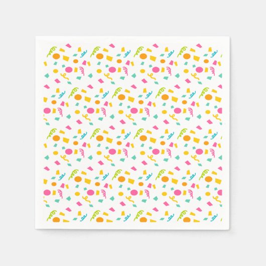 Confetti-papieren servetten (Voorkant)
