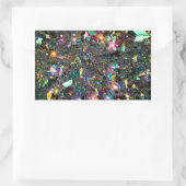 Confetti Partij Rechthoekige Sticker (Tas)