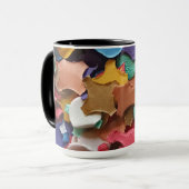 Confetti Party Carnival Colorful Paper Funny Mok (Voorkant links)