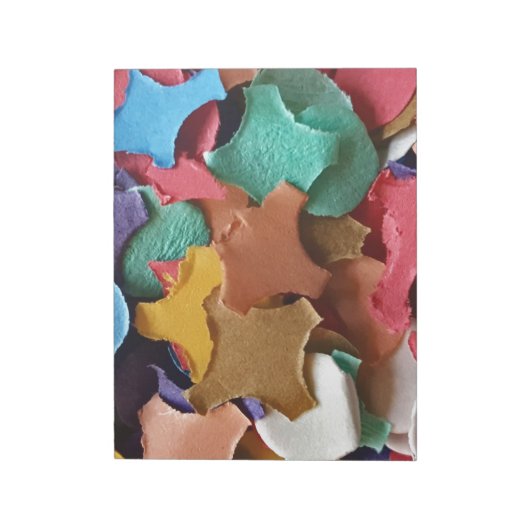 Confetti Party Carnival Colorful Paper Funny Notitieblok (Linkerzijde)