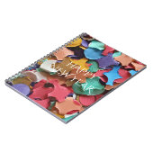 Confetti Party Carnival Colorful Paper Funny Notitieboek (Linkerzijde)