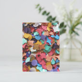 Confetti Party Carnival Colorful Paper Funny Uitnodiging Briefkaart (Staand voorkant)