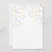 Confetti Party Forest Animals Party Petten Verjaar Kaart (Achterkant)