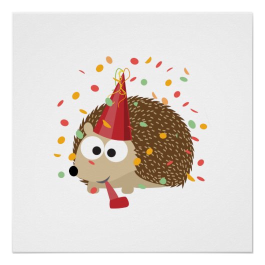 Confetti Party Hedegel Poster (Voorkant)