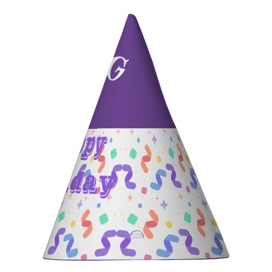 Confetti Party Pet Feesthoedjes (Rechts)