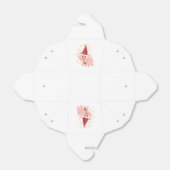 Confetti Party pig Bedankdoosjes (Uitgevouwen)