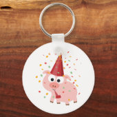 Confetti Party pig Sleutelhanger (Voorkant)