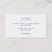 Confetti Party Planner Visitekaartje (Achterkant)