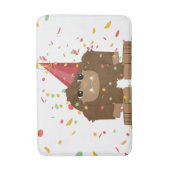 Confetti Party Sasquatch Bigfoot Badmat (Voorkant Verticaal)