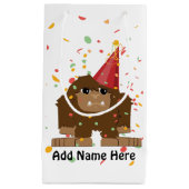 Confetti Party Sasquatch Bigfoot Klein Cadeauzakje (Voorkant)