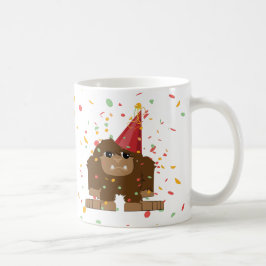 Confetti Party Sasquatch Bigfoot Koffiemok