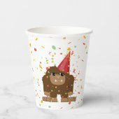 Confetti Party Sasquatch Bigfoot Papieren Bekers (Voorkant)