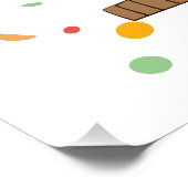 Confetti Party Sasquatch Bigfoot Poster (Hoek)