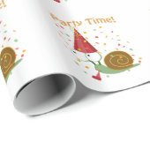Confetti Party Time! slak Cadeaupapier (Rol Hoek)