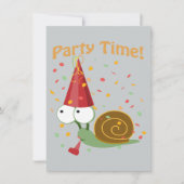 Confetti Party Time! slak Kaart (Voorkant)