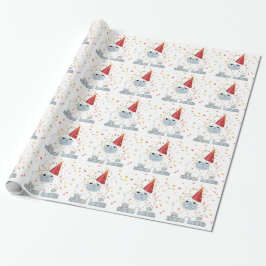 Confetti Party Yeti Cadeaupapier