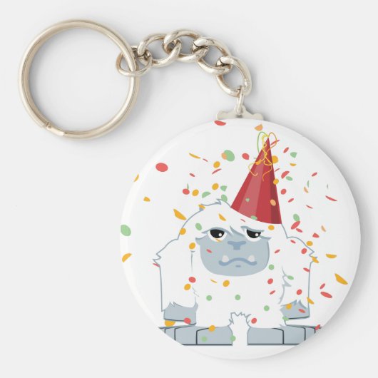 Confetti Party Yeti Sleutelhanger (Voorkant)