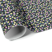 Confetti pasteelschilderspier cadeaupapier (Rol Hoek)