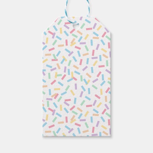 Confetti Pastels (Sprinkles) Cadeaulabel (Voorkant)