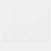 Confetti Pastels (Sprinkles) Inpakpapier Vel (Voorkant 2)