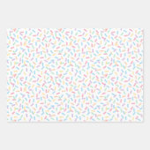 Confetti Pastels (Sprinkles) Inpakpapier Vel (Voorkant)