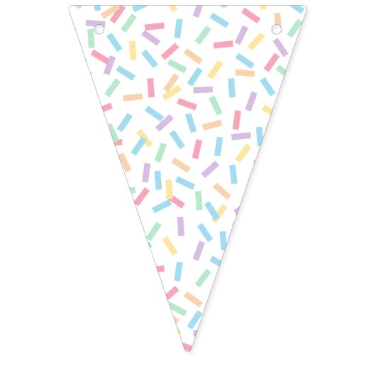 Confetti Pastels (Sprinkles) Vlaggetjes (Tweede vlag)