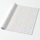 Confetti Pastels (Stippen) Cadeaupapier (Uitgerold)