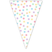 Confetti Pastels (Stippen) Vlaggetjes (Eerste vlag)