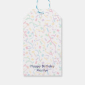 Confetti Pastels (Verrassing) Cadeaulabel (Achterkant)