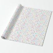 Confetti Pastels (Verrassing) Cadeaupapier (Uitgerold)